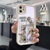 Чехол для телефона Singer S-Song Y-Yuqi Для IPhone Air 17 Pro Max 16 E 15 14 Pro Max 13 12 11 Mini Plus Мягкий Силиконовый Белый Чехол