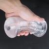 Men Masturbator Cup Transparent Rubber Balanus Endurance Exercise Artificial Vagina Male Masturbator Sex Toy