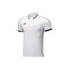 Li Ning Solid Color Polo Shirt Men Tops White APLS127-1