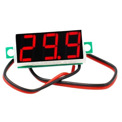 Вольтметр серии V 0,28" 2-проводной вольтметр DC 2,4 В-30 В Вольтметр Тестер напряжения Измеритель напряжения для мотоцикла автомобиля