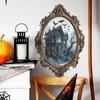 Simulation Castle Mirror Bedroom Living Room Home Decoration Wall Stickers Self-adhesive