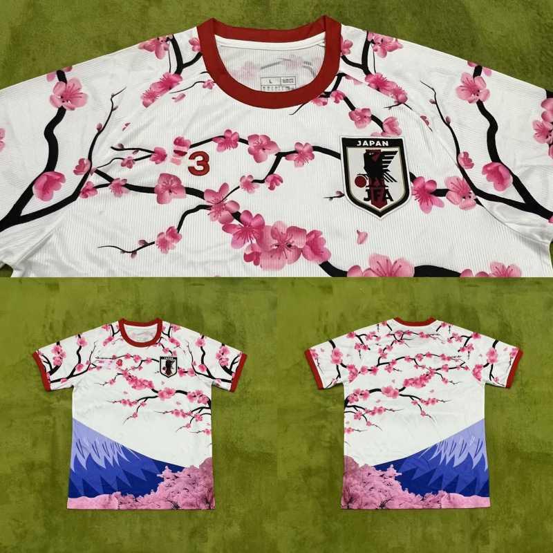 Japan Y3 National Team Edition Football Jersey Anime Print Short Sleeve Men Cycling Sports