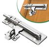 Stainless Steel Hardware Door Lock Barrel Bolt Latch Padlock Clasp Set of 4 Inch Lock Latch For Locking Door Window Panel Drawer Cupboard
