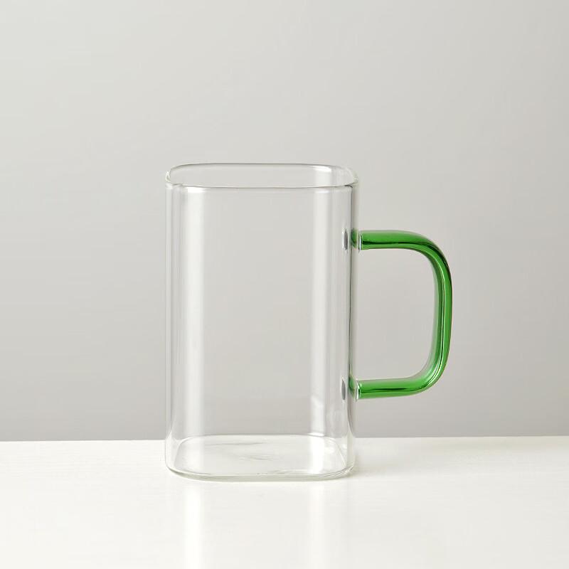 Shangqi Square Glass Mugs, Set of 2