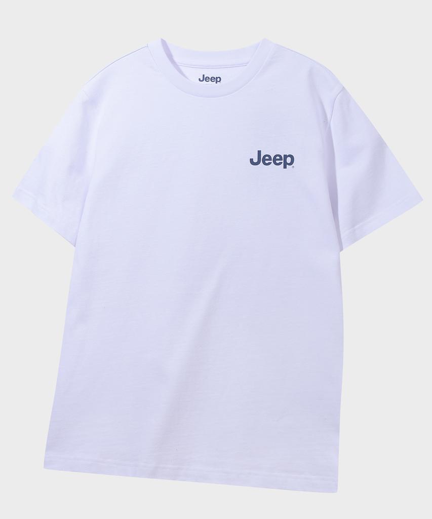 JEEP Футболка с коротким рукавом из плотного хлопка с маленьким логотипом (Jr5Tsu192Wh)