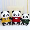 Wear Sweater Panda Doll Scratching Machine Doll Giant Panda 8 Inch Plush Play Panda Souvenir