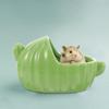 Hamster Bathtub Small Animal Sand Bath Container Food Bowl Guinea Pig Bath Holder Washable Hide Hamster Pet Cooling Tub Ceramics