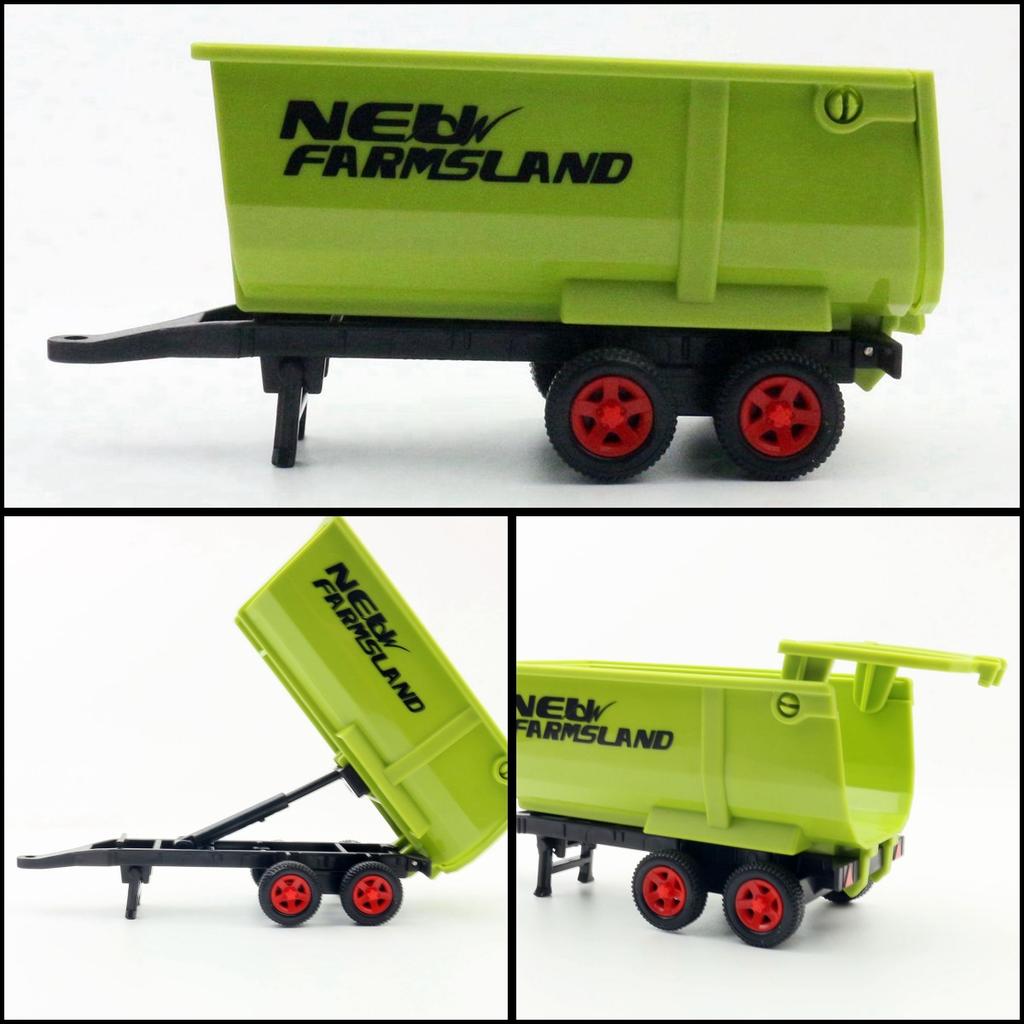 1/32 Claas Tractor Front Loader Transport Agricultural Truck RMZ City Toy Car Farm Model Diecast Miniature Gift for Boy Children