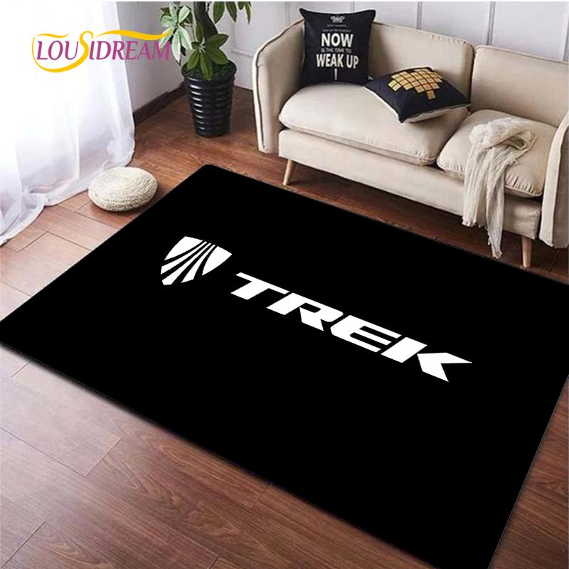 Bicycle logo Carpet for Living Room Bedroom Rugs Kitchen Kids Door Unslip Floor Mat Birthday gift photography props Alfombra Rug