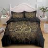 Buddha Bedding Set Mandala Quilt Cover Peace Design Bed Sets Bohemian Bedclothes 2/3pcs housse de couette