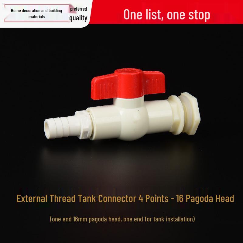 Пластиковый бак для хранения воды, кран и аксессуары для клапана