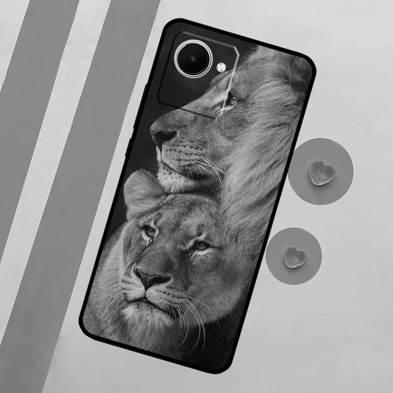 Leopard Tiger Lion Animal Case For Realme C53 C55 C35 C33 C31 C30 C25s C21Y C15 C11 GT Neo 5 3T 2T 9 10 11 Pro Plus