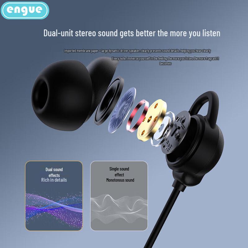 Спортивные Bluetooth-наушники с шейным ободком Engue EG-AP08 Pro