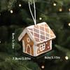 Christmas Ornaments 3D Foam Gingerbread/Star/Candy Cane Christmas Decoration Sticky Powder Hanging Decor for Xmas Tree