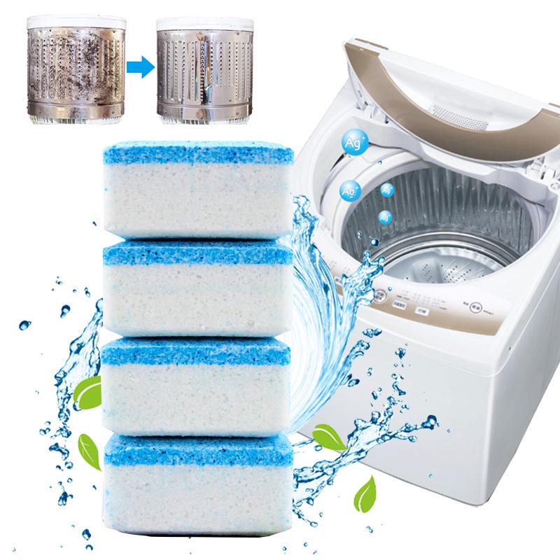 12pcs Multifunctional Effervescent Cleaner Concentrated Granule Home Washing Machine Cleaner Detergent