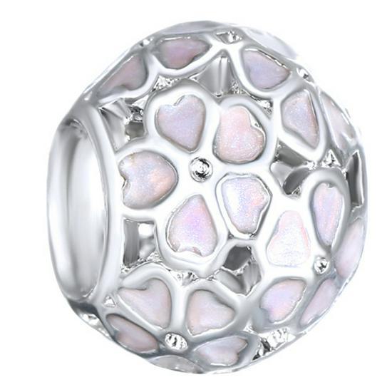 Европейские посеребренные бриллиантовые бусины-разделители для браслетов и ожерелий 2019 года