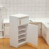 Doll Houses Freezer 1:12 Wooden Dollhouse Miniature White Refrigerator Fridge