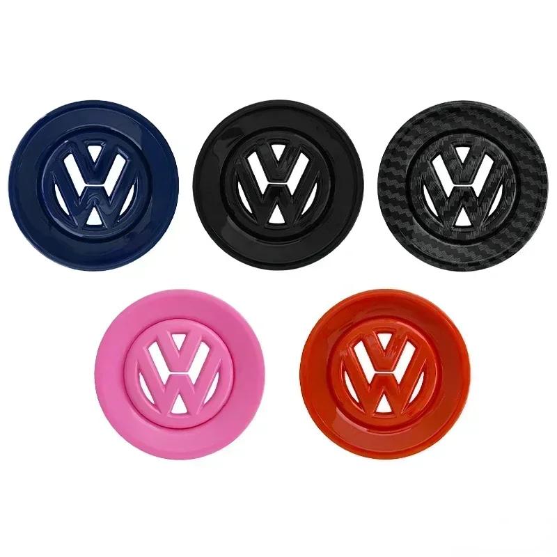 Для VW Volkswagen Jetta MK5 Golf 3D ABS Полый Накладка-эмблема на центр руля автомобиля для Volkswagen Passat MK6 MK7 CC Pol