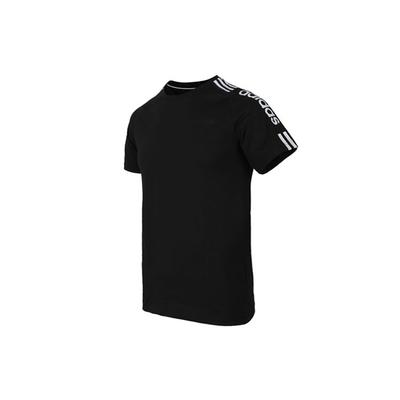 Футболка Neo Crew Neck Straight Cut, мужские топы, черная FP7475