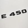 3D ABS Car Letter Logo E400 E450 4MATIC Rear Trunk Sticker Emblem For E Class E400 E450 W213 Auto Tail Accessories