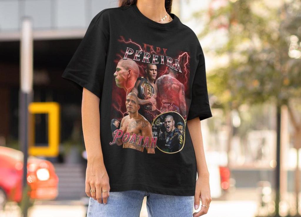 Alex Pereira 90s UFC Shirt Graphic Style Alex Pereira T-Shirt kickboxing T-Shirt Vintage Oversized Sport Tee Retro Boxer MMA Bootleg Gift MMA