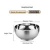 Изолированная многоцелевая миска из нержавеющей стали 304