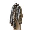 Retro High-End Textured Imitation Cashmere Scarf For Women, Thickened In Autumn And Winter, Warm, Windproof And Cold-Resistant, Student Scarf Shawl