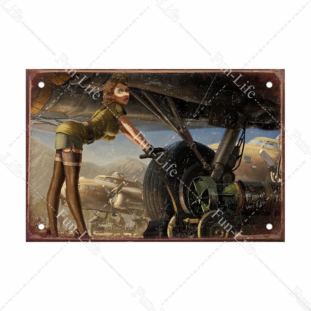 Красота девушки винтажный металлический плакат Ретро жесть Компактная автомобильная жестяная вывеска доска для домашнего паба, бара, кафе, гаража, декор стен 20x30 см