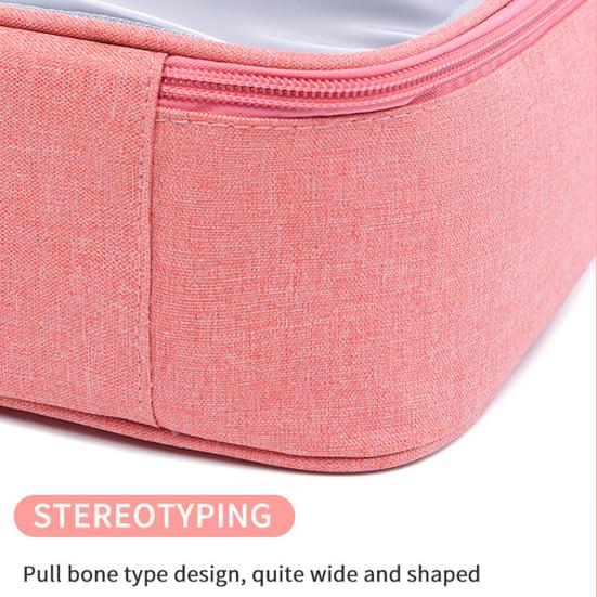 Сумка для хранения лака для ногтей, большая вместимость, застежка-молния, чехол для переноски эфирных масел