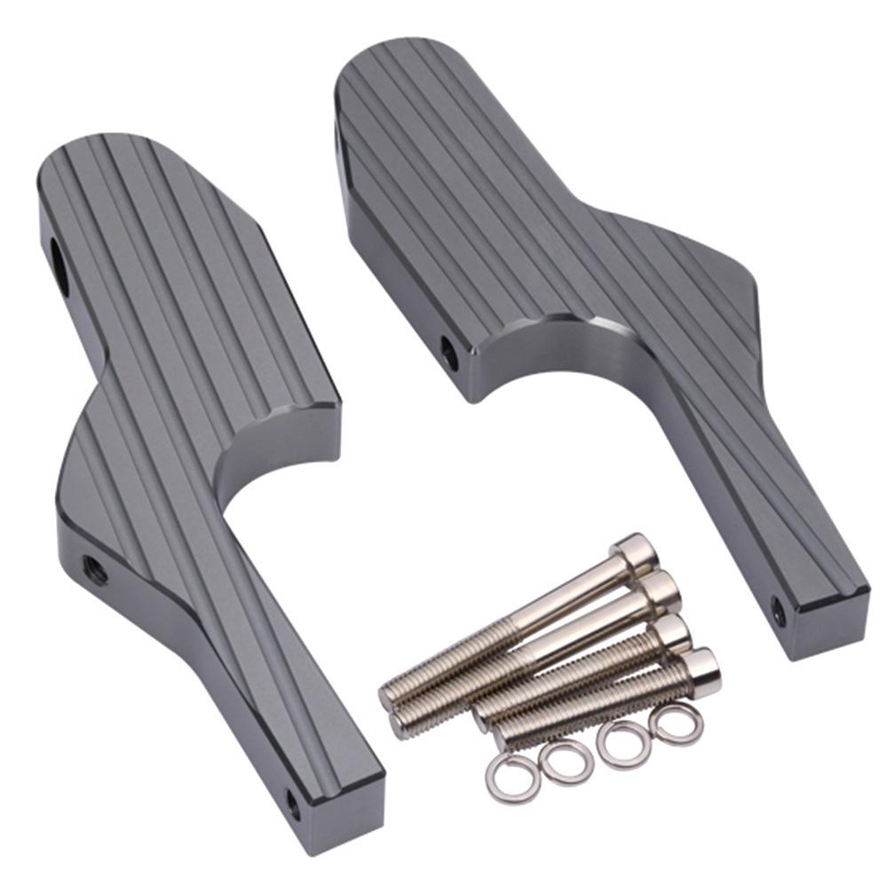 Motorcycle Accessories Passenger Footrests Extensions Foot Rests Pegs Footpegs For Vespa GT GTS 300 GTV 60 125 150 200 250 300IE