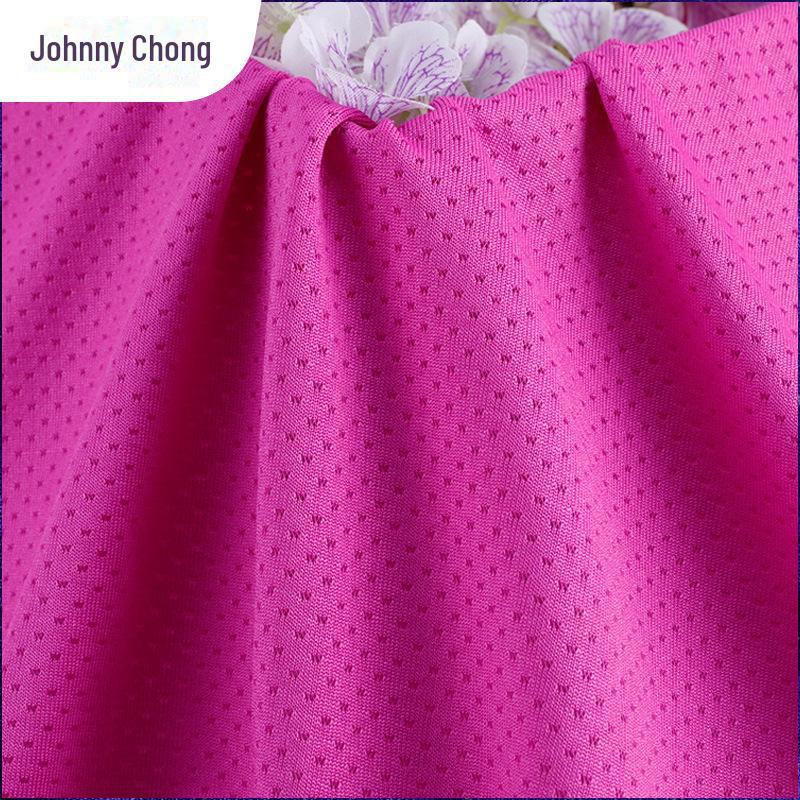 Polyester-Ammonia Elastic Butterfly Mesh: Spring/Summer Quick-Dry Sportswear Fabric - Moisture-Wicking, Breathable Jacquard Mesh.