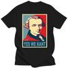2023 New T-Shirt Shirt Immanuel Kant Philosopher Yes We Kant Fun Funny S-M-L-XL