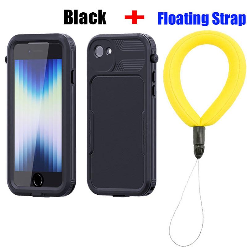 Водонепроницаемый чехол IP68 для iPhone SE3 2020 SE2 7 8 Ударопрочный Защитный чехол от падений Для дайвинга Плавание активный отдых Магнитный чехол для зарядки