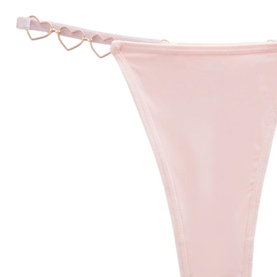Женские трусики однотонные с украшением в виде сердца и кольца, с заниженной талией, бесшовные эластичные трусы