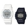Часы CASIO G-Shock Baby G Pair черно-белые водонепроницаемые подарок парню DW-5600MW-7BGD-565U-1