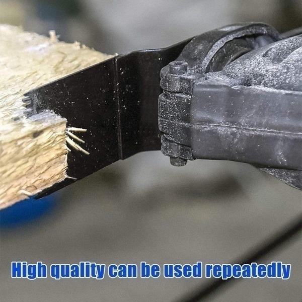 Новые более прочные 50 шт., 34 мм, грубые пилы из углеродистой стали, биметаллические прямые древесные смеси, осциллирующий многофункциональный набор электроинструментов