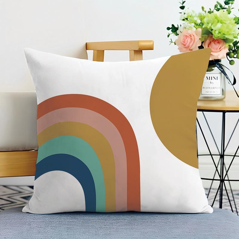 Декоративная наволочка Morandi Color Matching Print для спальни, гостиной, квадратная подушка, наволочка