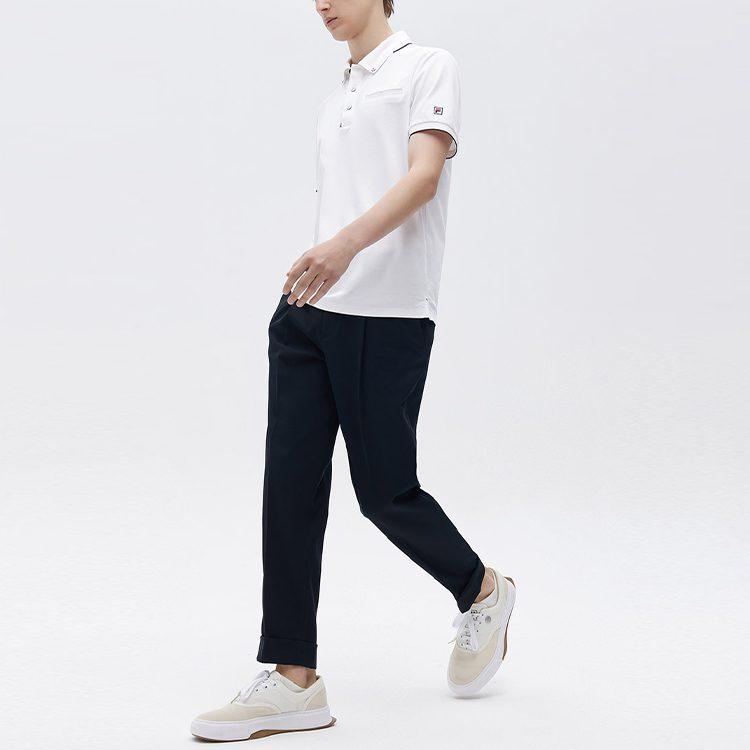 FILA Polo Shirt Men's Standard White F11M121120FWT