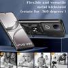 For Vivo V50 5G Case with Slide Camera Lid PC+TPU Kickstand Phone Cover