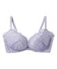 Reduces Back Gaps and Side Fits Up To G Plus Style BYK305 VI B70 Amphi/Wacoal Bra, High-Arm Design, Fat, Cup, Sizes, [Slim Bra],