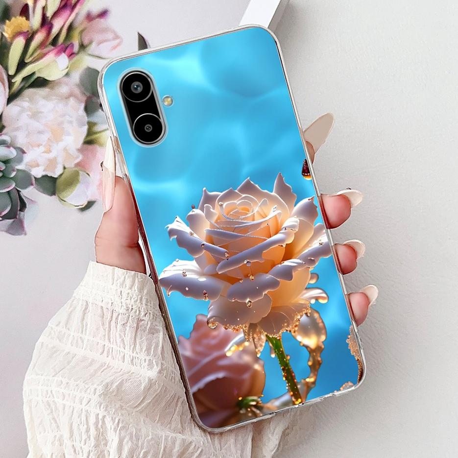 Чехол для Samsung Galaxy F06 5G SM-E066B Модный расписной чехол Мягкий силиконовый чехол для телефона Для Samsung F06 M 06 Galaxy M06 5G Fundas