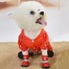 4pcs/set Anti-slip Pet Dog Shoes Waterproof Pet Rain Shoes Adorable Puppy Booties  Small Medium Dog