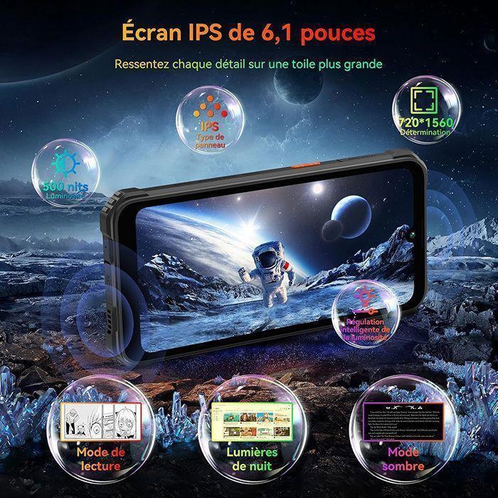 Téléphone Portable - BLACKVIEW - BV5300 Plus - 6580mAh - IP68 - 6,1 pouces - Vert