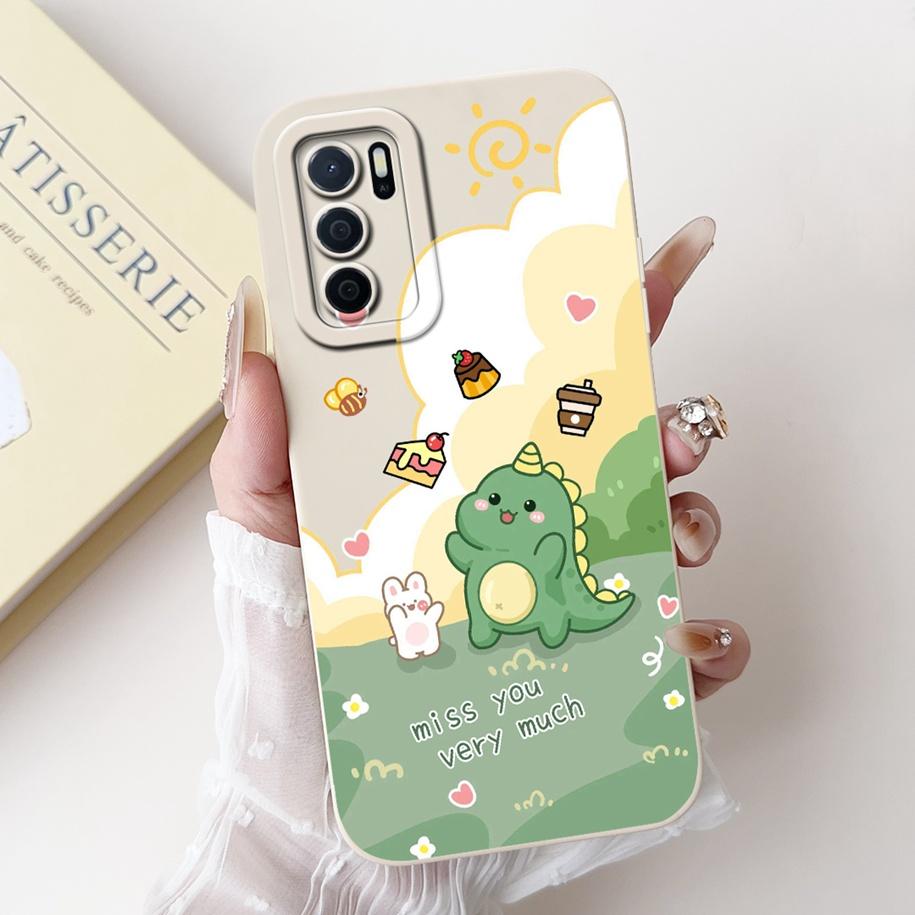 For OPPO A16 Case A16S A54S Soft Silicone Phone Case For Oppo A16 CPH2269 Cartoon Fundas For OPPOA16s CPH2271 Cover A 54s Bumper