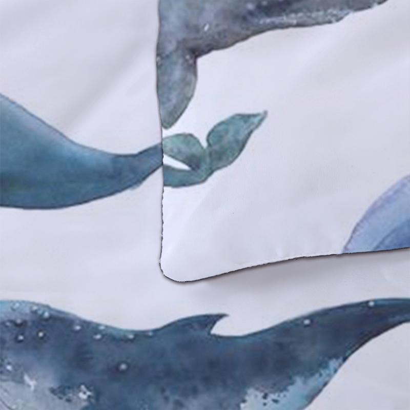 Whale Bettwäsche Collection Doppel Königin König Luxus Bett Kleidung Einzigen Single Size Voll Größe Bettbezug-set Mit Kissenbezug Für Erwachs