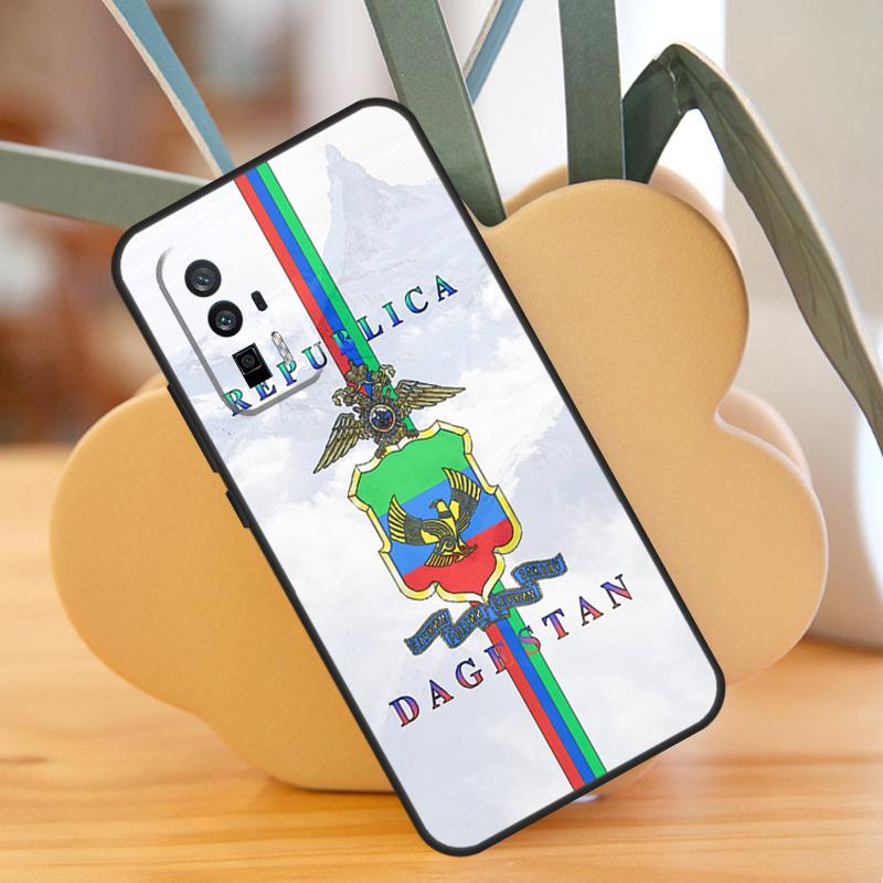 Чехол с гербом и флагом Дагестана для Xiaomi 14 13 Ultra 11T 12T 13T Pro 12 Lite POCO F6 F5 X6 M6 Pro X5 X3 F3 M5s