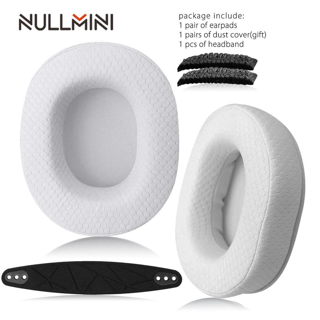 Сменные амбушюры NullMini для наушников Steelseries Arctis Nova Pro Wire, Nova 7, Nova 3, Nova 1, Чехол для амбушюр, Оголовье