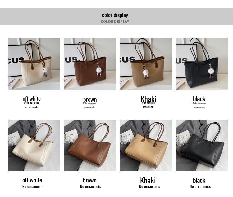 Женская универсальная сумка-тоут большой вместимости - Весенне-летняя сумка через плечо 2025 года для работы и поездок