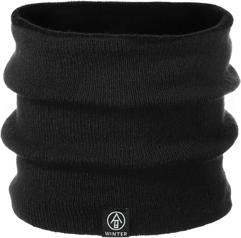 Мягкий вязаный зимний утеплитель шеи, утолщенный термобафф, шарф-чехол для бега, катания на коньках, лыжах, пеших прогулок, занятий спортом на открытом воздухе в холодную погоду