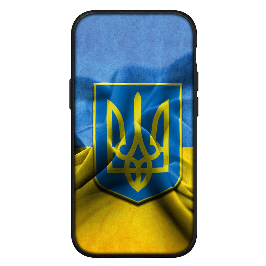 Для iPhone 15 14 Xiaomi Redmi Note 13 12 11 10 Pro Max X 8 9 XR Samsung Galaxy S24 S23 A15 13C Huawei OPPO Girl Print Ukraine Flag Map Phone Case